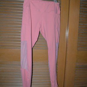 Pink Women’s Athletic Capris Leggings XXL